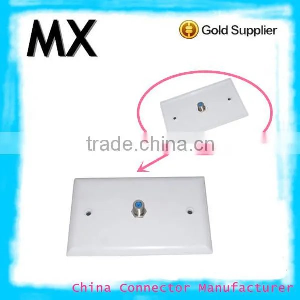 F Connector Electrical Socket Waterproof Socket Speaker Wall Plate