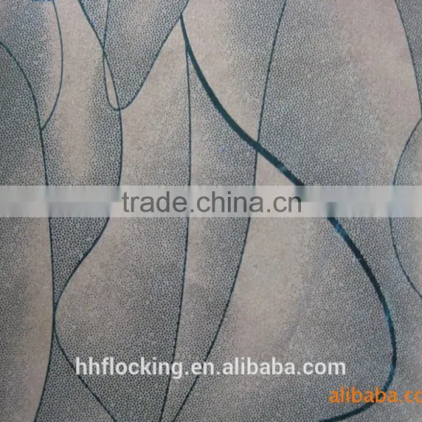 Knitted Bronzing Flock Fabric for Upholstery photo-2