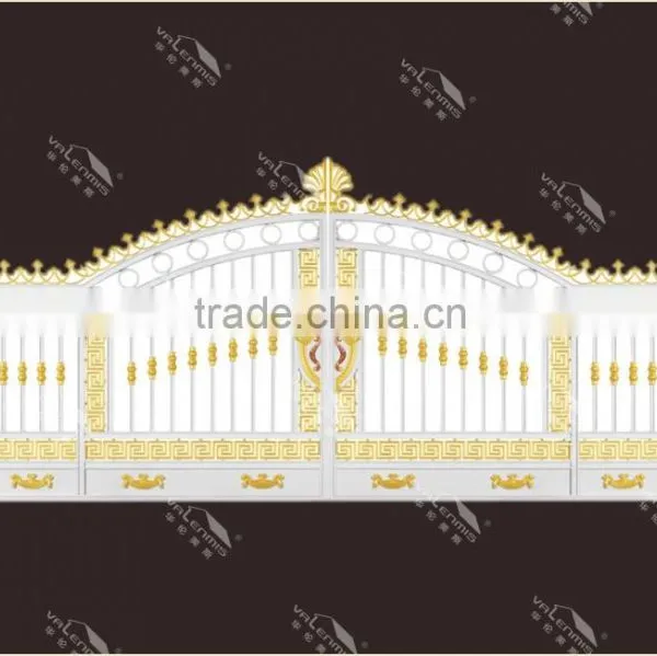 The New High Quality Aluminum Sliding Gate/main Wrought Iron Gate for Homes photo-6