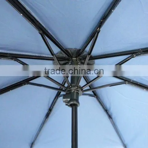 Portable Foleds Two Layers Check Umbrella Windproof Storm Umbrella photo-2