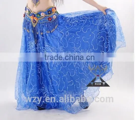 Fansy Golden Stage Performance Use Belly Dance Gypsy Skirt photo-4