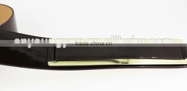 2015 Designer pu Fashion Dress Belt With Brown Shiny PU Leather in Yiwu photo-5