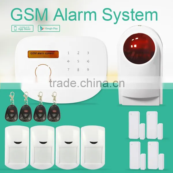 High Quality Wireless Fire Alarm System Work With Smoke Detector & Wireless Alarm System Home Alarm System photo-5