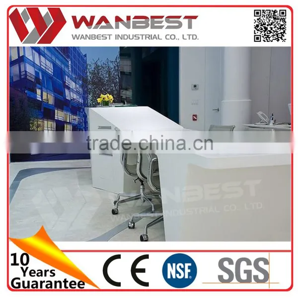 Marble Office Desk Price For 3 Person photo-3