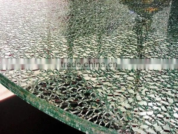 Table Top Ice Cracked Laminated Glass With AS/NZS 2208:1996 and EN12150 Certificate photo-2