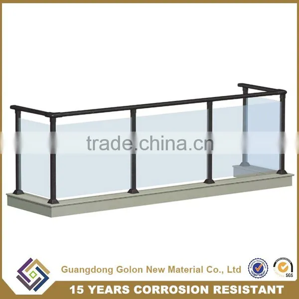 Top Grade Interior/exterior Stair Frameless Balcony Glass Railing for Building Fence Quality Choice photo-5