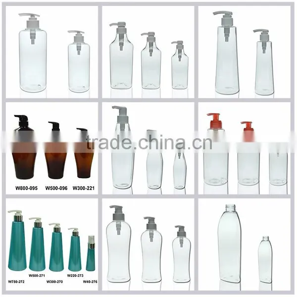 Hotel multipurpose lotion bottle pump shampoo bottle with bottle cap