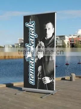 Portable Media Screen 2 Double Sided Outdoor Retractable Banner Stand/Roll up Banner Stand photo-3