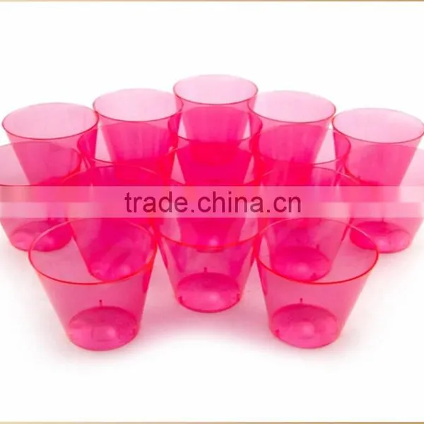 Event Promo 2oz Plastic Disposable Neon Shot Glass Cup Quality Choice photo-3