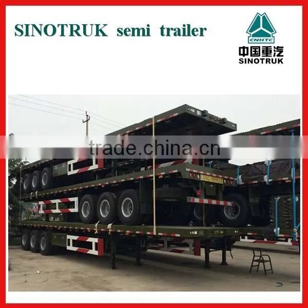 High Quality Low Price 60ton 3 Axle Low Bed Trailer for Sale photo-6