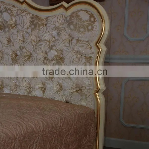 French Classic Furniture Solid Wood Bed Europe and America Style Home Furniture Bed photo-6