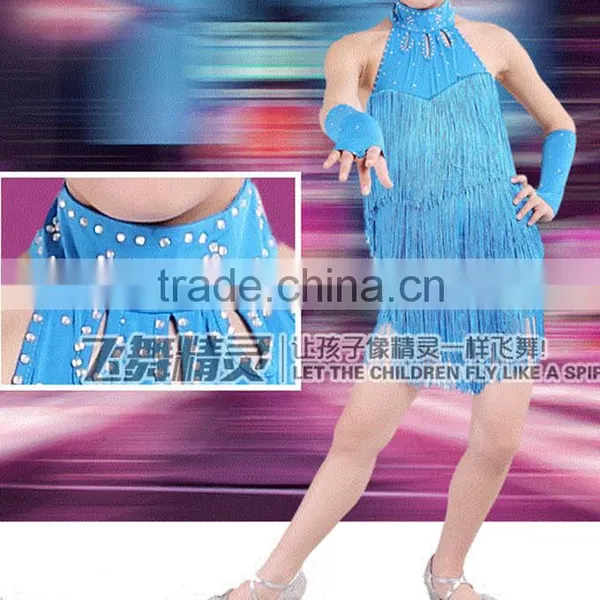 2016 Girls Latest Design Latin Dance Skirt photo-3