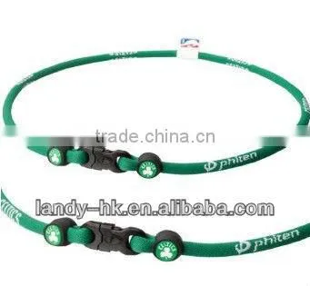 Power Energy Titanium Germanium 1 Rope Necklace & Bracelet Set photo-2
