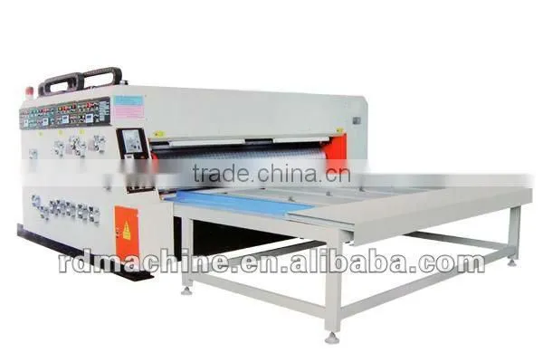 [RD-SC1200-2400-3]Chain Feeding 3 Color Corrugated Carton Flexo Printing Die Cutting photo-2