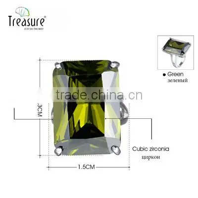 Gemstone Jewelry Body Crystal Jewelry 925 Silver Ring Zircon Ring China Factory photo-4