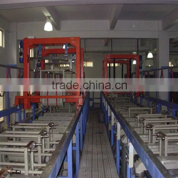 Zinc plating system production line