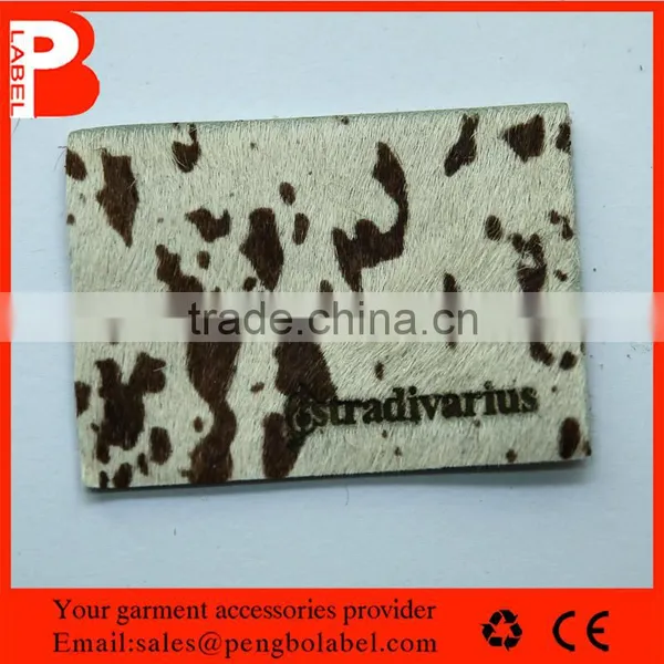 Horsehair Genuine Leather Patch for Handbag / Shoes photo-5