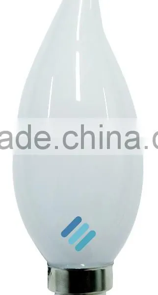 Led Lampen Candle Shape Tailed C37 Bulb 6.5w IC Driver E12 E14 E26 E27 Base CE RoHS Certifications Plastic Plus Aluminium photo-5