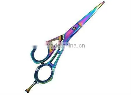 High Quality Rainbow Color Hair Cutting Scissor