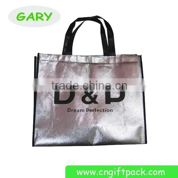 Silver Non Woven Garment Bag Non Woven Laminated Bag With Logo photo-4