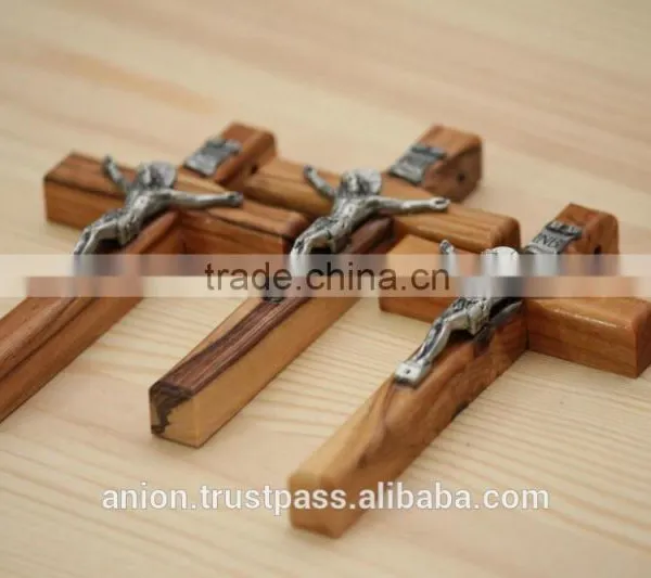 Olive Wood Small Orthodox Crucifixes photo-3