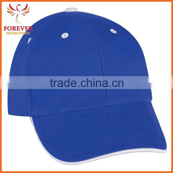Promo Gifts 100% Custom Logo Print Brushed Cotton Baseball Cap Visor photo-2