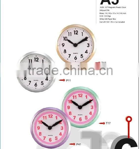 Kitchen Small Magnetic plastic time clock with folder