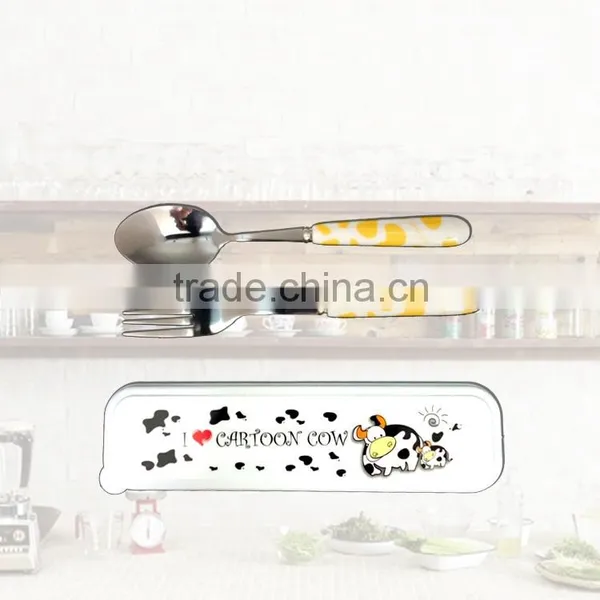 Children New Design With Ceramic Cartoon Cutlery Set photo-4
