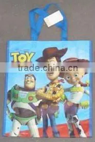 PP Woven Shopping Bag With Sublimation Print and Pvc Print