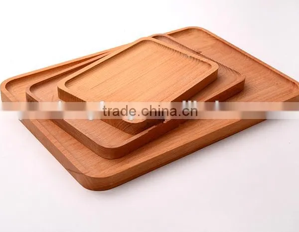 Wholesale Simple Wood Square Plate for Food photo-3