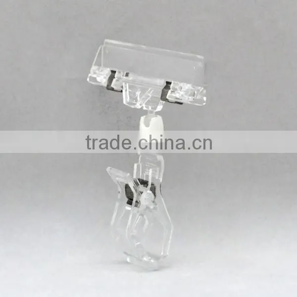 Made in China Supermarket Plastic POP Display Holder Smart Holder Clip photo-3