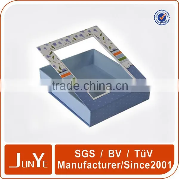 Company Name Printing Paper Gift Box With Transparent Window photo-5