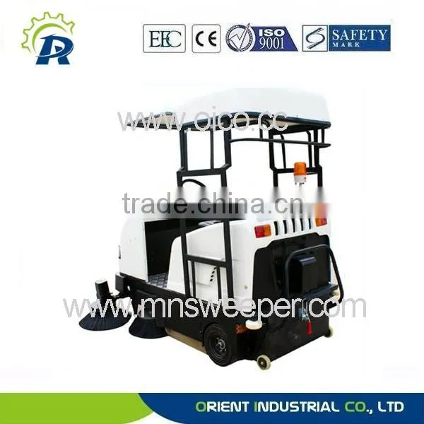 Hospital Corridor Semi Closed Ride on Linoleum Road Sweeper With Lead Acid Battery Free of Maintenance photo-4