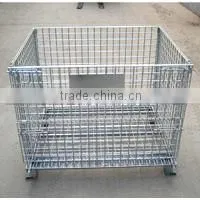 Stackable And Foldable Wire Container
