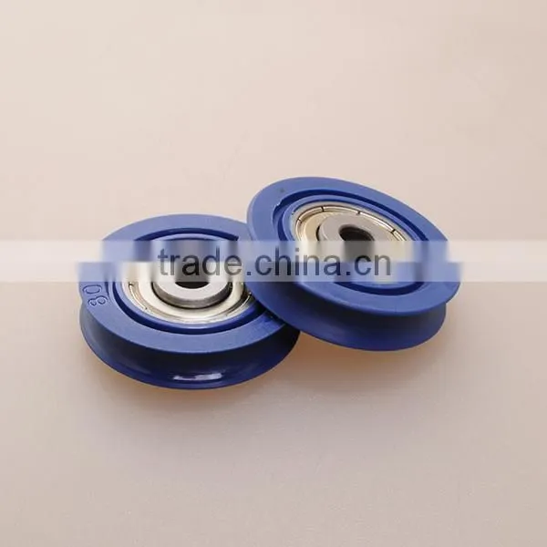 Wheel Material Plastic POM/Nylon/PU Roller Bearing Plastic Shower Door Roller Wheel