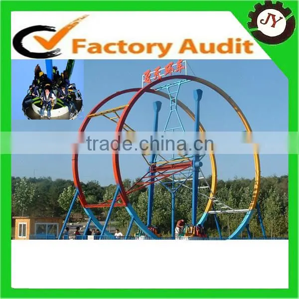 Kids Attracition Roller Coaster Ferris Ring Car Ride photo-3