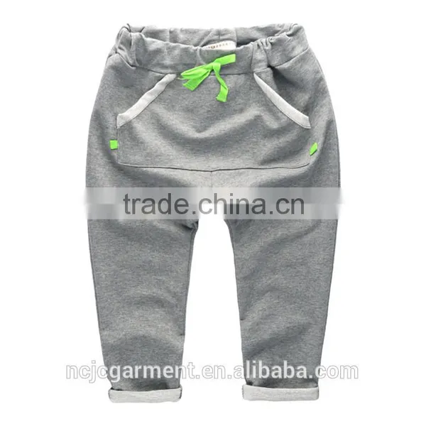 Kids Boys Sports Pants Elastic Waist Fashion Casual Fully Trousers 4-14 Year