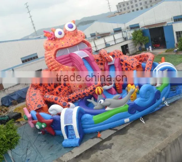 New Product Palm Tree Inflatable Water Slide Giant Inflatable Water Slide for Adult photo-2