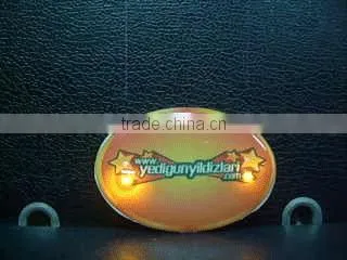 LED Flashing Badge
