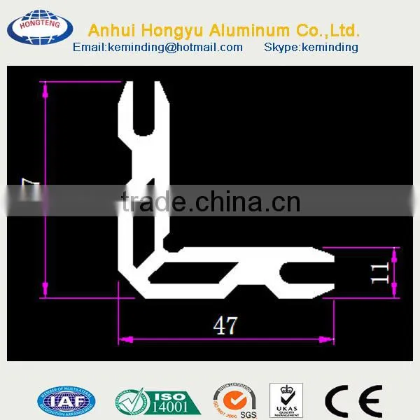 Aluminium Corner Connector for Windows and Doors From Hongyu