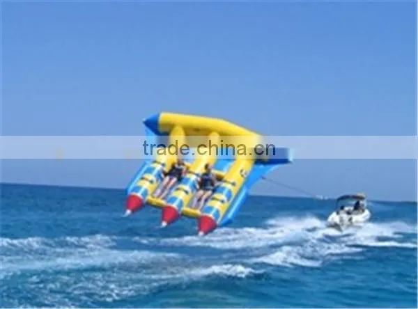 Crazy PVC Well Materia Water Toy,inflatable Flying Fish for Sea photo-2