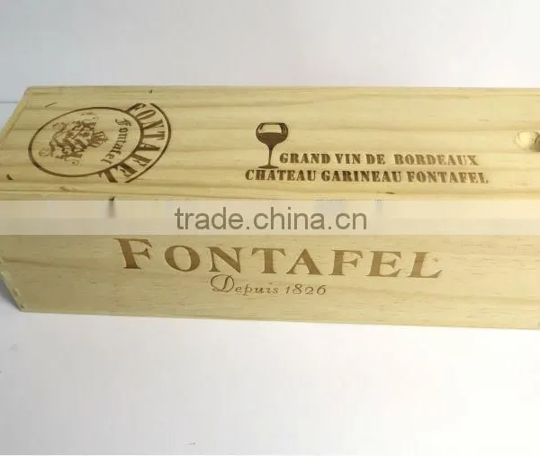 Wholesale Wooden Wine Bottle Box /Wooden Wine Gift Box/Gift Boxes for Wine Glasses photo-2