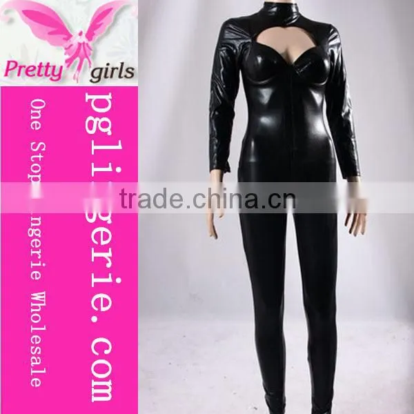 PVC Vinyl Lingerie,Polo Bodysuit,Brand Women's Tops photo-2