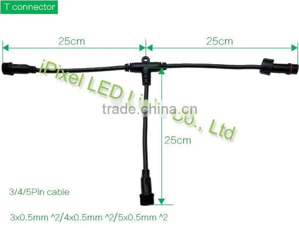 5Pin Waterproof 3 Channel Connector photo-3