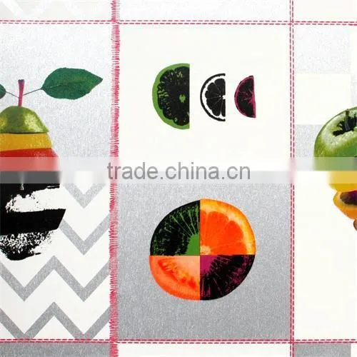 Chinese Home Decor Wallpaper With Fruit and Cup Design photo-3