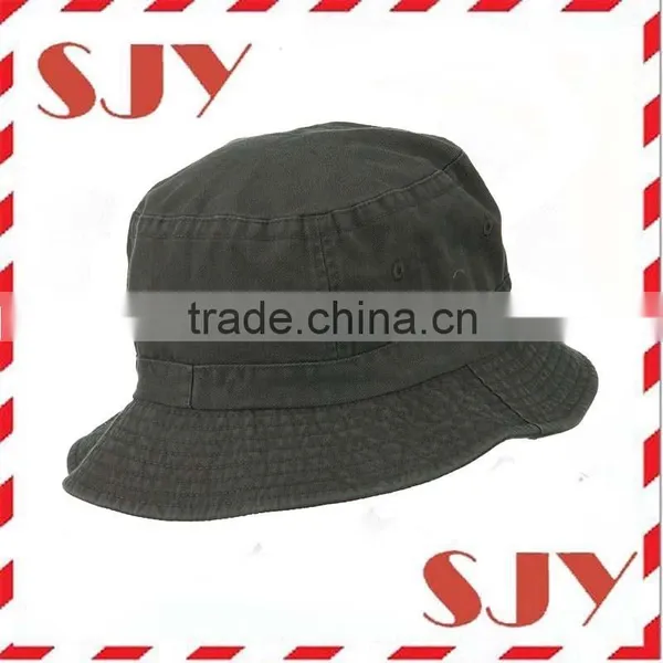Custom Made Embroidery Dyed Bucket Hat photo-3