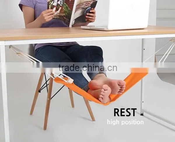 Portable Mini Office Foot Rest Hammock Stand Desk Feet Hammock Easy Disassemble Hammock With Studying Library Outdoor Indoor photo-4