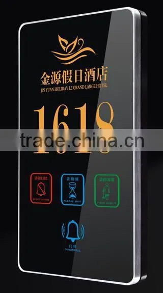Hotel electronic doorplate/hotel doorbell switch/electronic switch