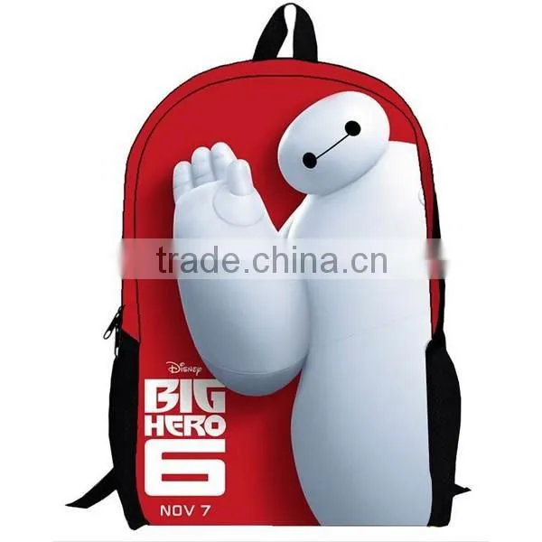 New Design Big Hero 6 Cartoon Kid's Backpack photo-2