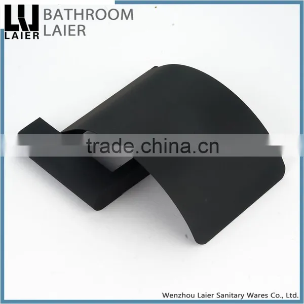 18233 Wholesale Vintage Design Online Shopping Zinc Bathroom Accessories Black Toilet Paper Holder photo-5